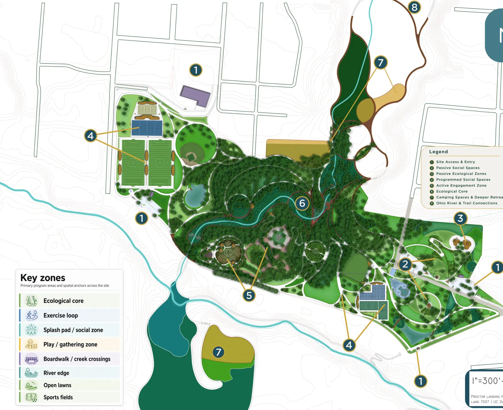 Proctor Landing Park master plan